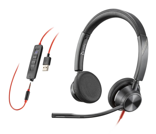 Poly Blackwire 3325 MS USB-A  + jack 3,5mm - 1227141 - zdjęcie